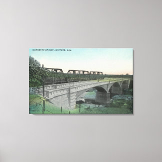 Lienzo Vista aérea del Puente Putah CreekWinters, CA