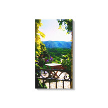 Vista al jardín provenzal