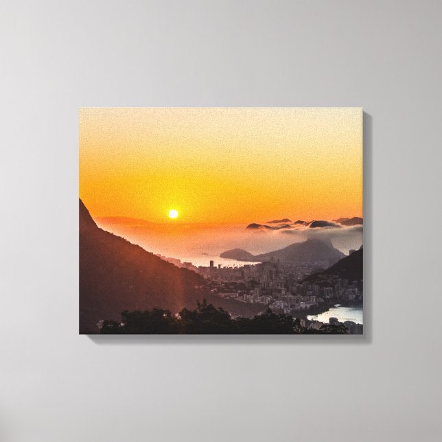 Lienzo Vista Chinesa, Río de Janeiro, Brasil (Anverso)