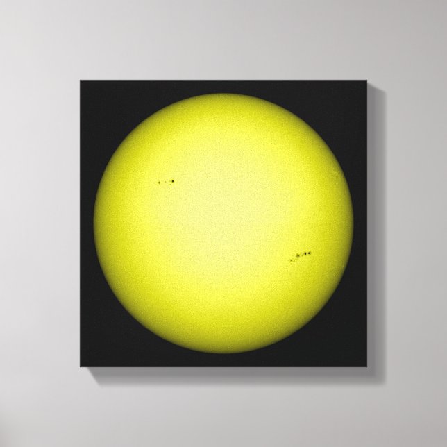 Lienzo Vista completa del Sol (Anverso)
