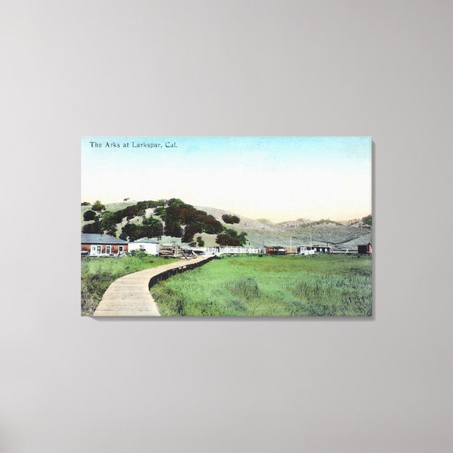 Lienzo Vista de ArksLarkspur, CA (Anverso)