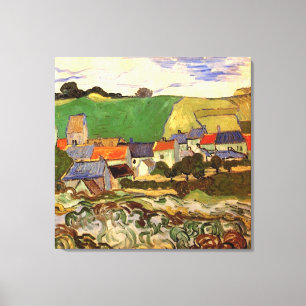 Lienzo Vista de Auvers Vincent van Gogh.
