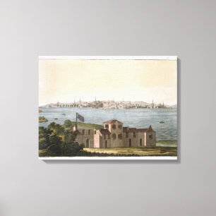 Lienzo Vista de Boston, de 'Le Costume Ancien y Moderne