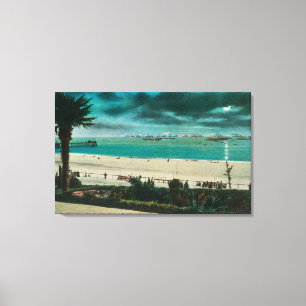 Lienzo Vista de buques de guerra estadounidenses en el Oc