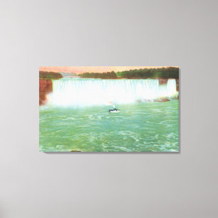 Lienzo Vista de caídas americanas