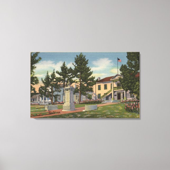 Lienzo Vista de Colton Hall (Anverso)