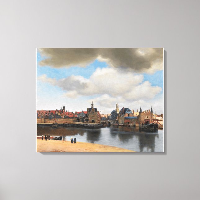Lienzo Vista de Delft Vermeer (Anverso)