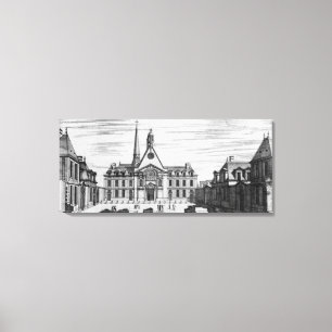 Lienzo Vista de DES Incurables de Hopital
