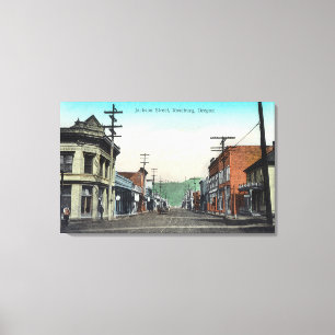 Lienzo Vista de Jackson StreetRoseburg, OR