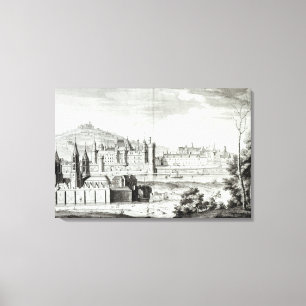 Lienzo Vista de la abadía de Santo-Germán-DES-Pres