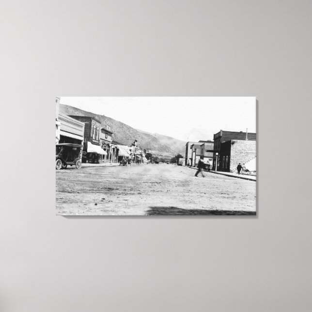 Lienzo Vista de la Avenida Cottage (Anverso)
