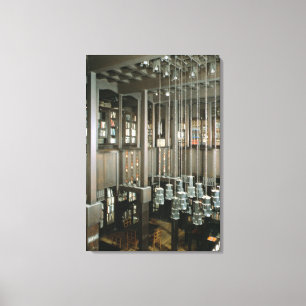 Lienzo Vista de la biblioteca, construida 1897-99