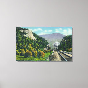 Lienzo Vista de la cabeza y de la muesca Entranc del