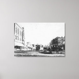 Lienzo Vista de la calle de Webster