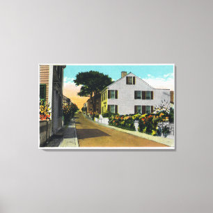 Lienzo Vista de la calle del membrillo