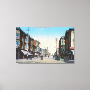 Lienzo Vista de la calle Washington # 2Oakland, CA