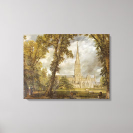 Lienzo Vista de la Catedral de Salisbury (por John Consta