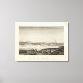 Lienzo Vista de la ciudad de Washington en 1800