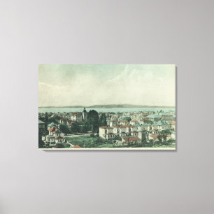 Lienzo Vista de la ciudad desde el ayuntamiento de TowerA