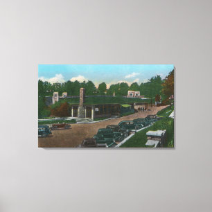 Lienzo Vista de la entrada del abismo de Ausable