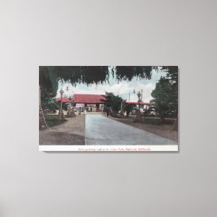 Lienzo Vista de la entrada principal a Idora ParkOakland,