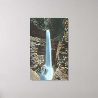 Lienzo Vista de la espectacular cascada de Cavern