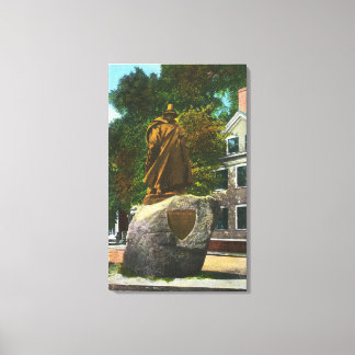 Lienzo Vista de la estatua de Roger Conant