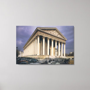 Lienzo Vista de la fachada de La Madeleine