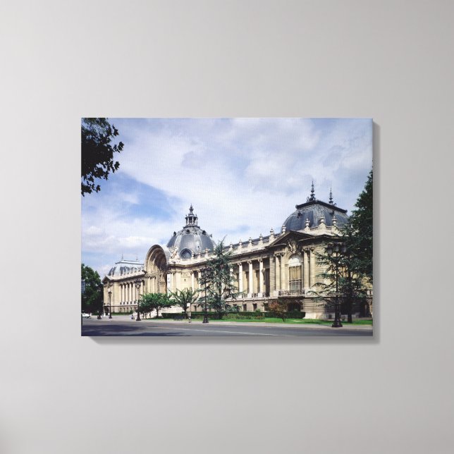 Lienzo Vista de la fachada del Petit-Palais (Anverso)