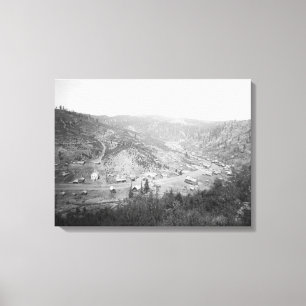 Lienzo Vista de la galena, fotografía de Dakota del Sur