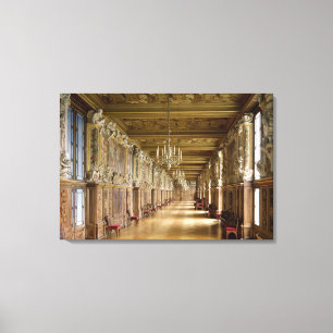 Lienzo Vista de la Galerie Francois I, 1528-40