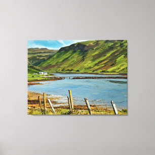 Lienzo Vista de la Isla de Skye Valley