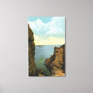 Lienzo Vista de la izquierda en Perkins Cove