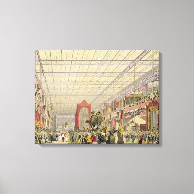 Lienzo Vista de la Nave Extranjera de la Gran Exposición  (Anverso)