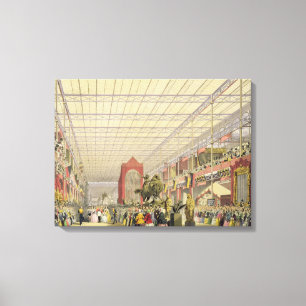 Lienzo Vista de la Nave Extranjera de la Gran Exposición 