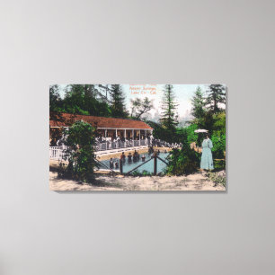 Lienzo Vista de la piscina Adams Springs, CA