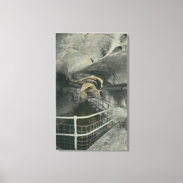 Lienzo Vista de la Piscina de Siloam desde la catedral (Anverso)