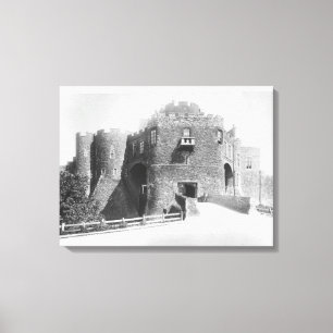 Lienzo Vista de la puerta del policía, construida 1221-2