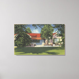 Lienzo Vista de la residencia de Robert Taylor