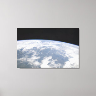 Lienzo Vista de la tierra del planeta del espacio