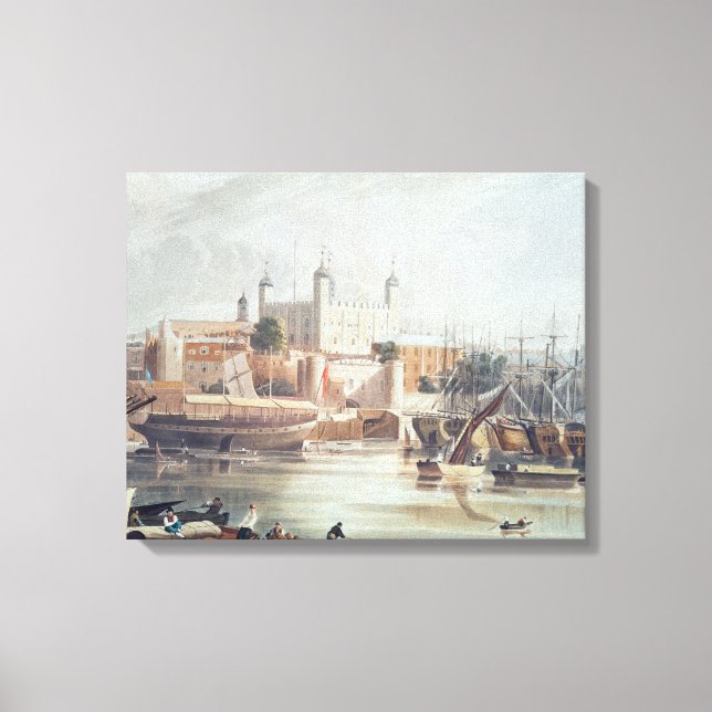 Lienzo Vista de la Torre de Londres (Anverso)