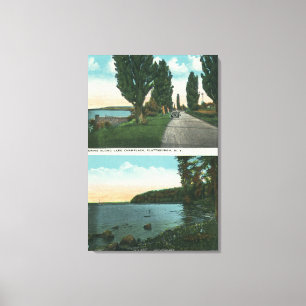 Lienzo Vista de la unidad de Lake Champlain