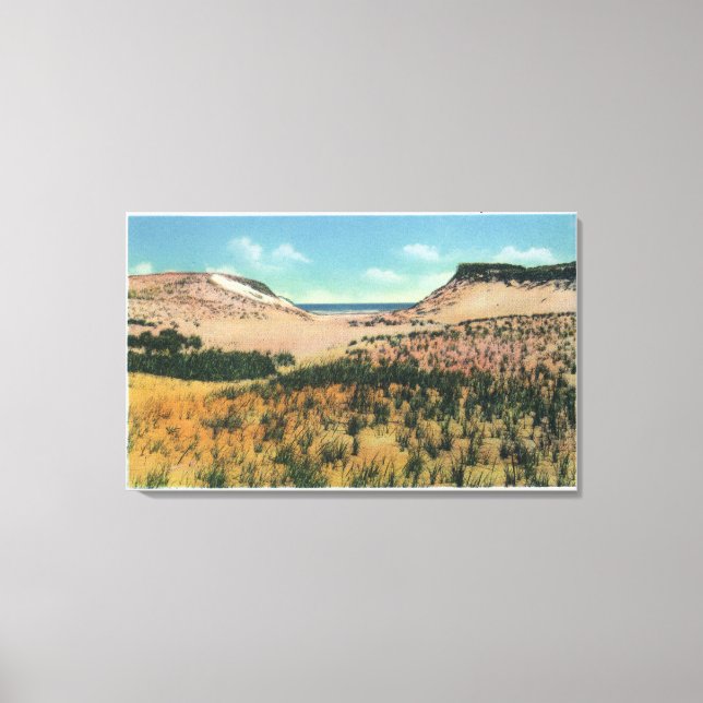 Lienzo Vista de las dunas de arena de Cape Cod 2 (Anverso)