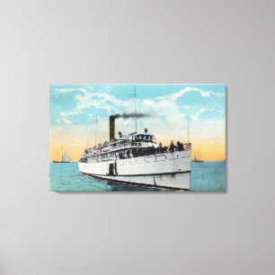 Lienzo Vista de las dunas de arena típicas de Cape Cod