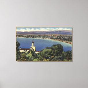 Lienzo Vista de las playas de Redondo y de Hermosa