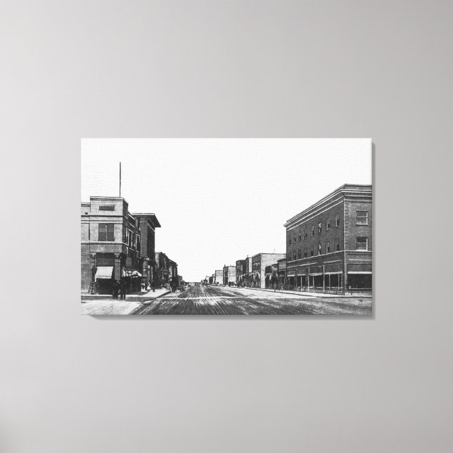 Lienzo Vista de las principales callesCascadas gemelas, I (Anverso)