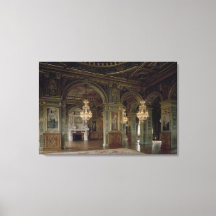 Lienzo Vista de los artes del DES de Salle, después de