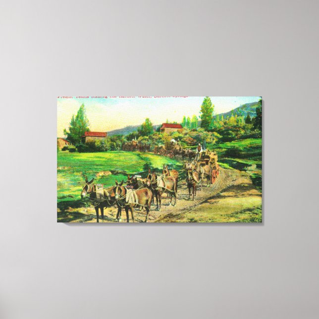 Lienzo Vista de los equipos de transporte de mercancías H (Anverso)