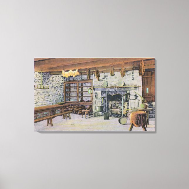 Lienzo Vista de los jardines (Anverso)