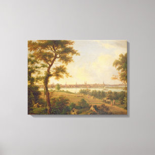 Lienzo Vista de Lubeck, 1869 (aceite sobre lienzo)